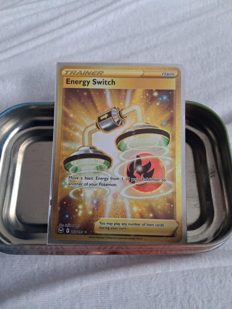 Gouden energy switch pokemon kaart, Ophalen of Verzenden