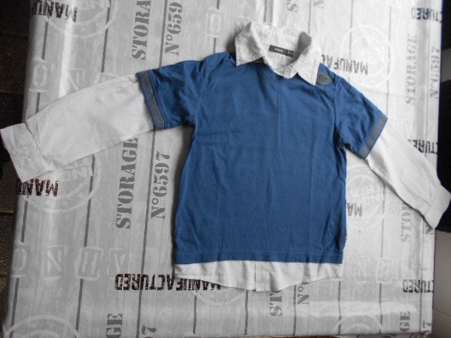 Mexx blouse / t-shirt mt 110-116, Mexx, Overhemd of Blouse, Ophalen of Verzenden, Zo goed als nieuw