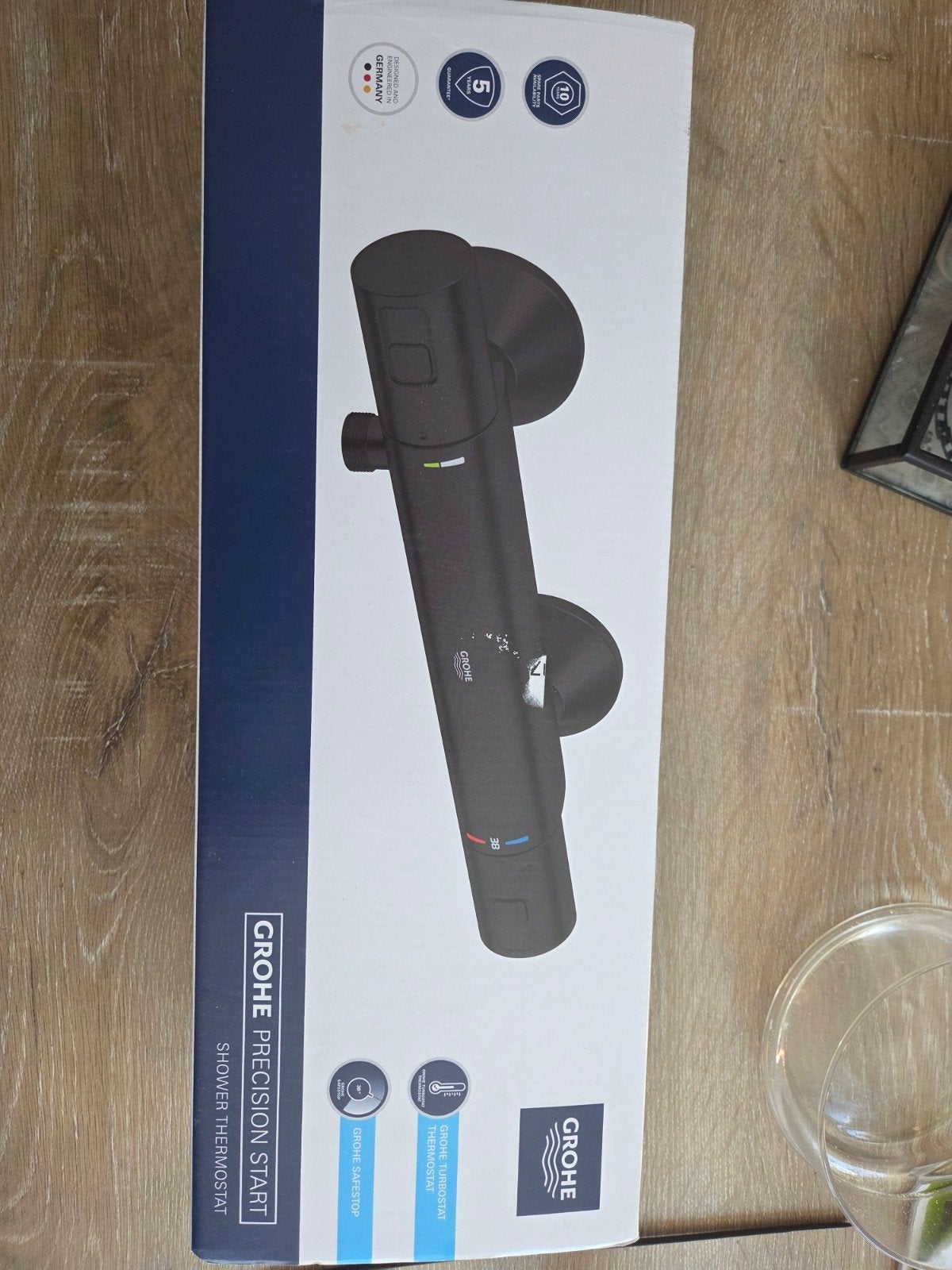 Grohe Precision Start Douchethermostaat Mat Zwart, Ophalen of Verzenden, Nieuw, Douche