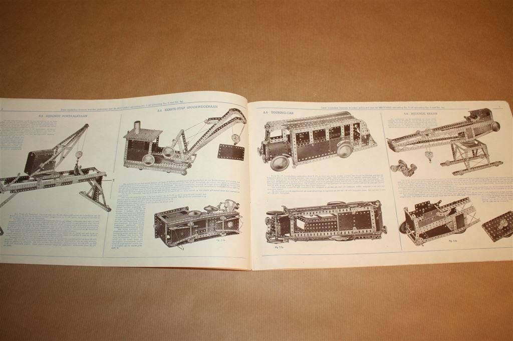 Meccano. Handleiding voor aanvullings-uitrusting No. 4a, Ophalen of Verzenden