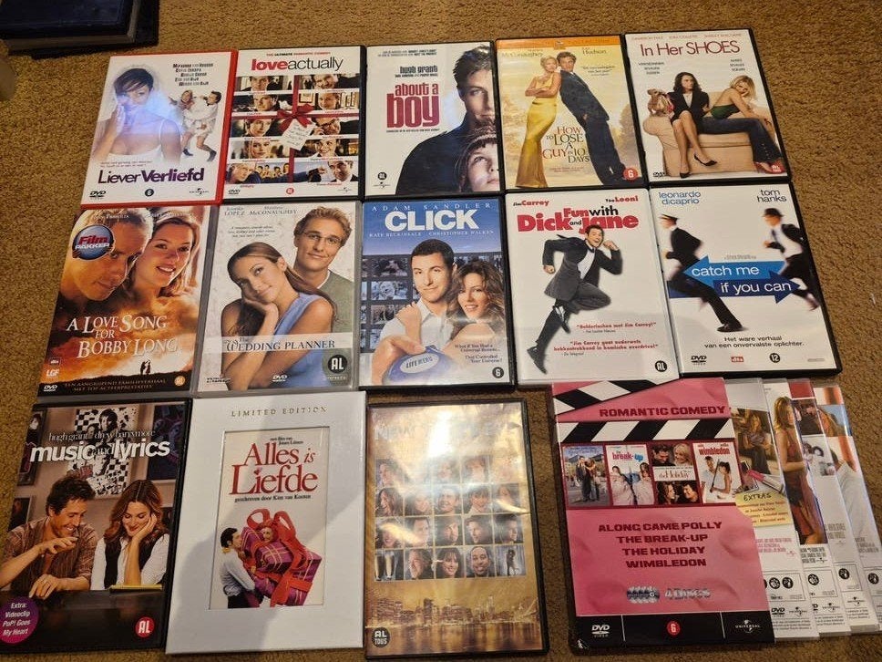 17 Romantische Komedie DVD's - Filmcollectie, Gebruikt, Romantische komedie, Nederlands, Ophalen of Verzenden