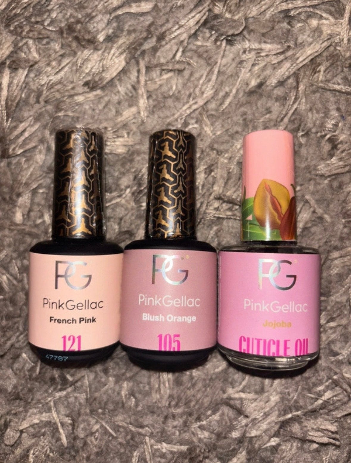Pink Gellac French Pink, Blush Orange & Jojoba Cuticle Oil, Verzenden, Nieuw, Overige typen