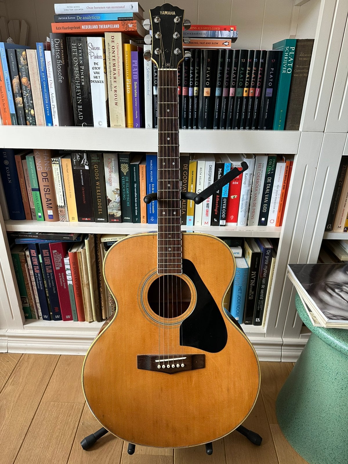 Yamaha CJ-818 Jumbo Westerngitaar, Ophalen of Verzenden, Gebruikt, Western- of Steelstringgitaar