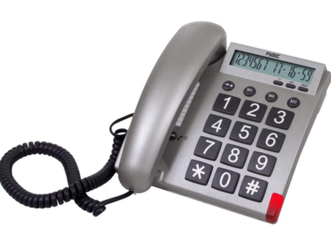 FYSIC FX-3300 VASTE TELEFOON, BIG BUTTONS, GROTE KNOPPEN., Ophalen of Verzenden, Gebruikt