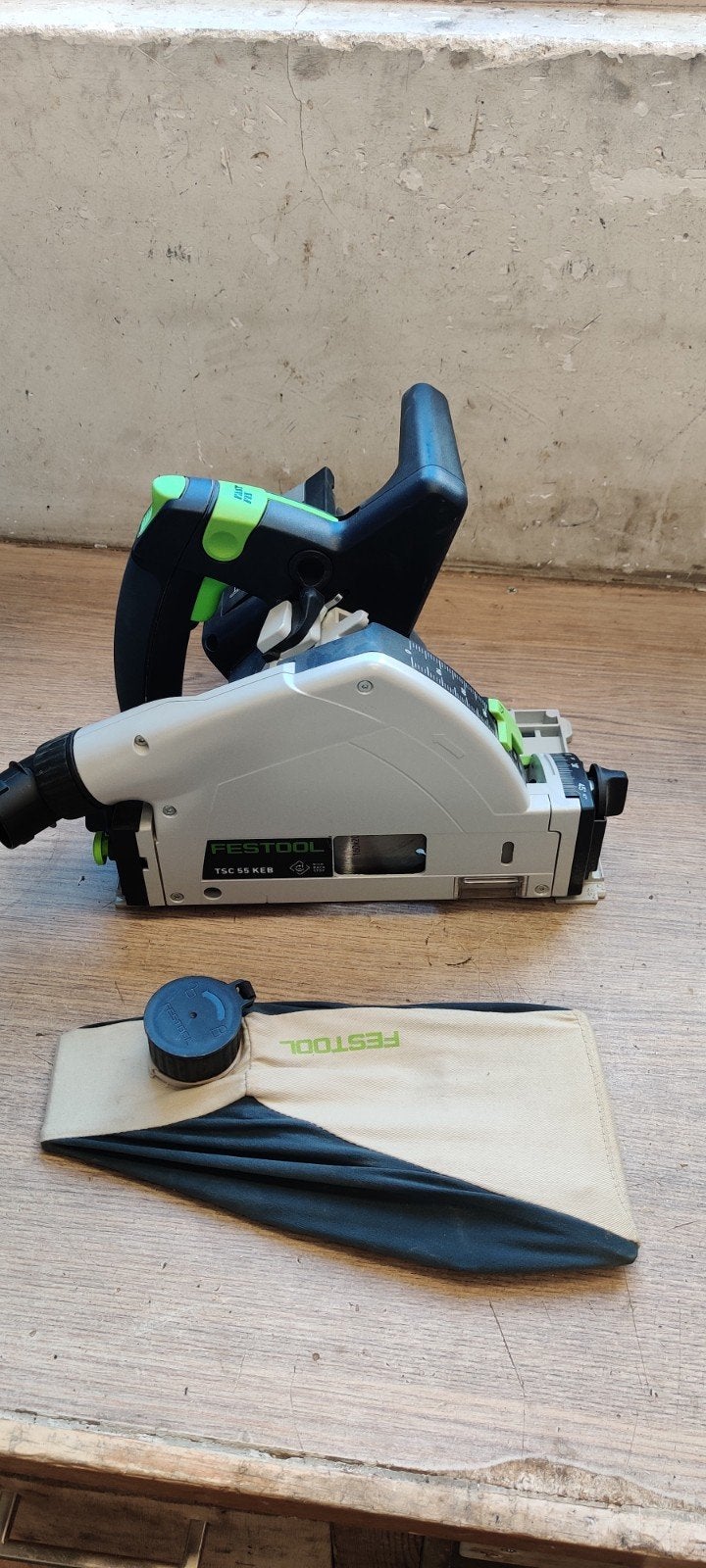 Festool ZGAN inval zaag met kickback model: TSC 55 KEB, Decoupeerzaag, Ophalen of Verzenden, Zo goed als nieuw, 30 tot 70 mm