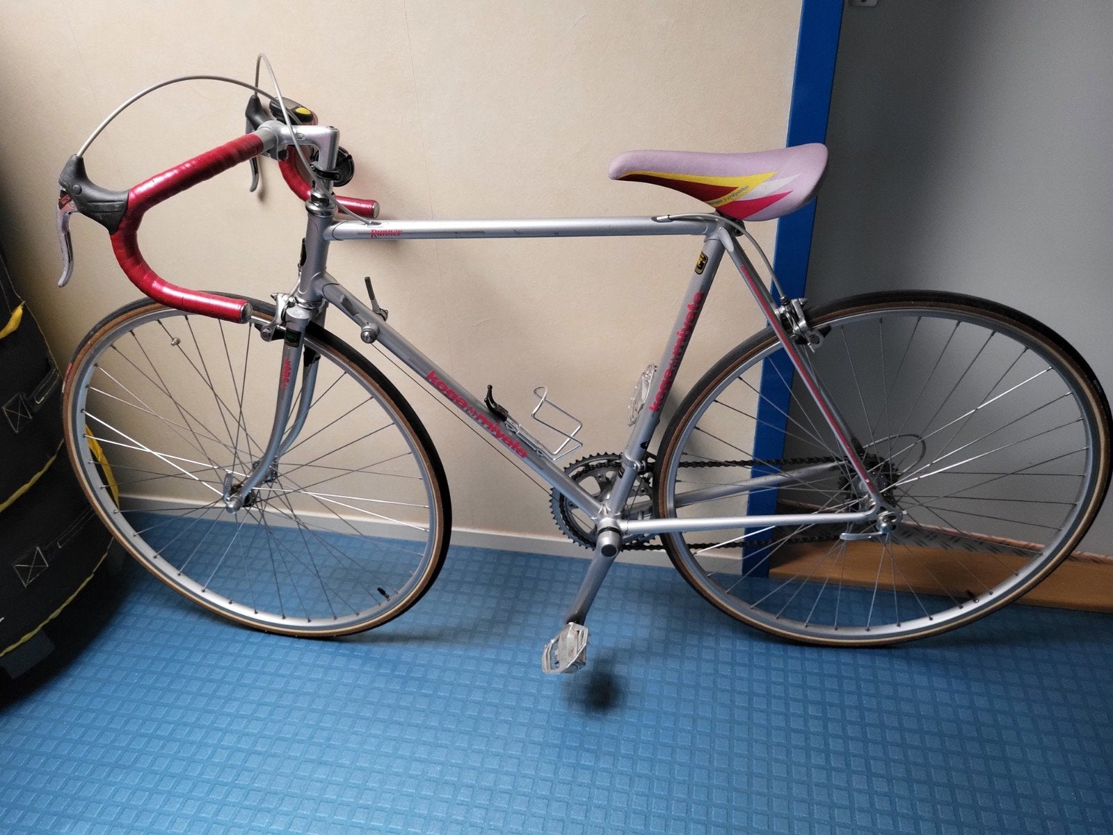 Vintage Koga Miyata Racefiets 54 hoogtGrijs met Exage Sport, Fietsen en Brommers, Ophalen, Gebruikt, Koga Miyata, 53 tot 57 cm