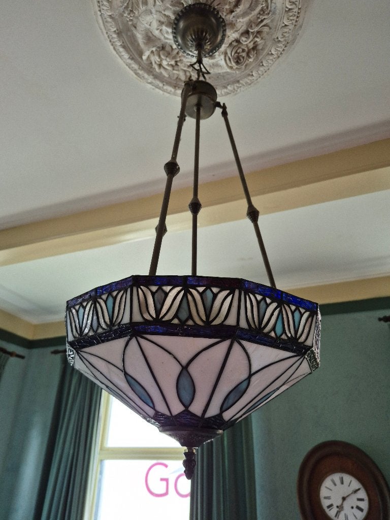 Prachtige tiffany lamp, Ophalen, Zo goed als nieuw
