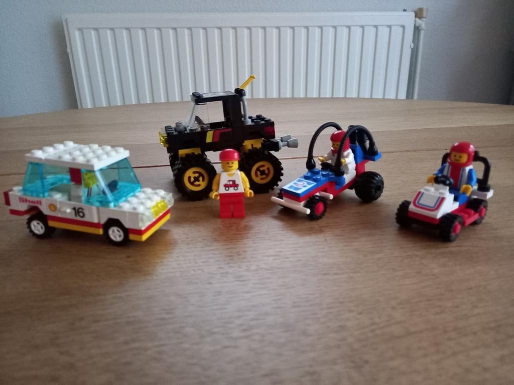 Vintage Lego voertuigen en minifiguren, Inclusief minifiguren, Gebruikt, Lego, Ophalen of Verzenden