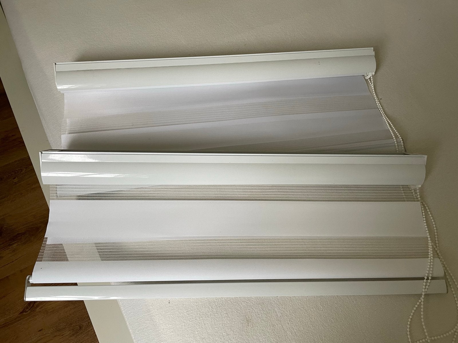 Duo rolgordijnen wit - 2 stuks (80 cm breed), Huis en Inrichting, Stoffering | Gordijnen en Lamellen, Ophalen, Overige merken