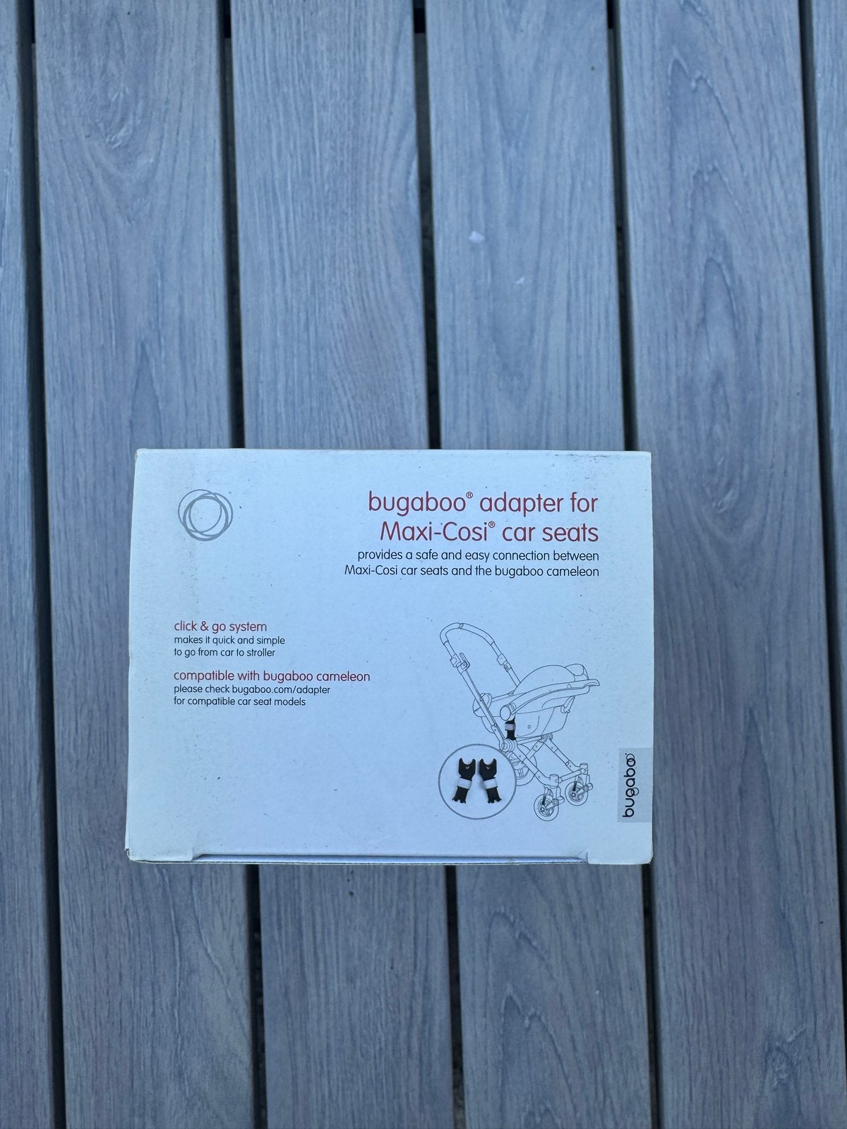 Bugaboo adapter voor Maxi-Cosi autostoeltjes, Kinderwagen, Gebruikt, Bugaboo, Ophalen of Verzenden