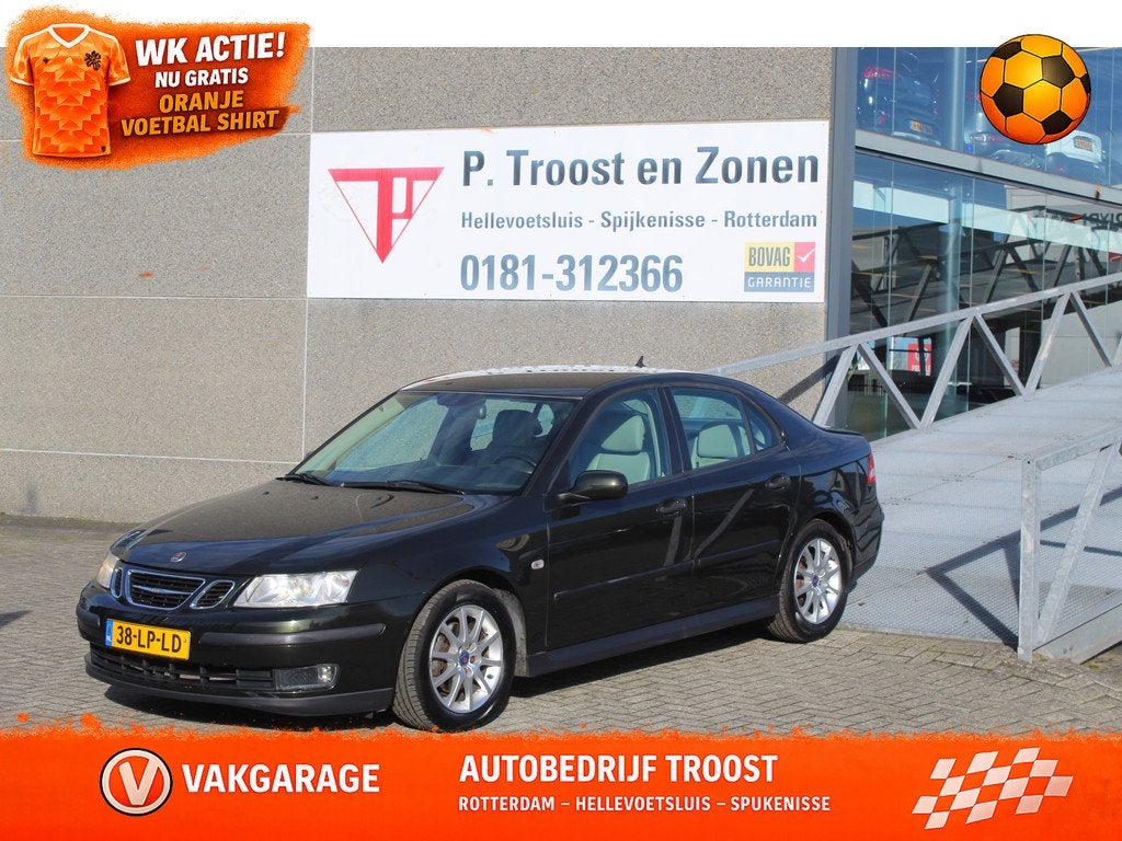 Saab 9-3 Sport Sedan 1.8t Vector Automaat Orig NL auto /Clim, Gebruikt, Beige, 4 cilinders, 1435 kg