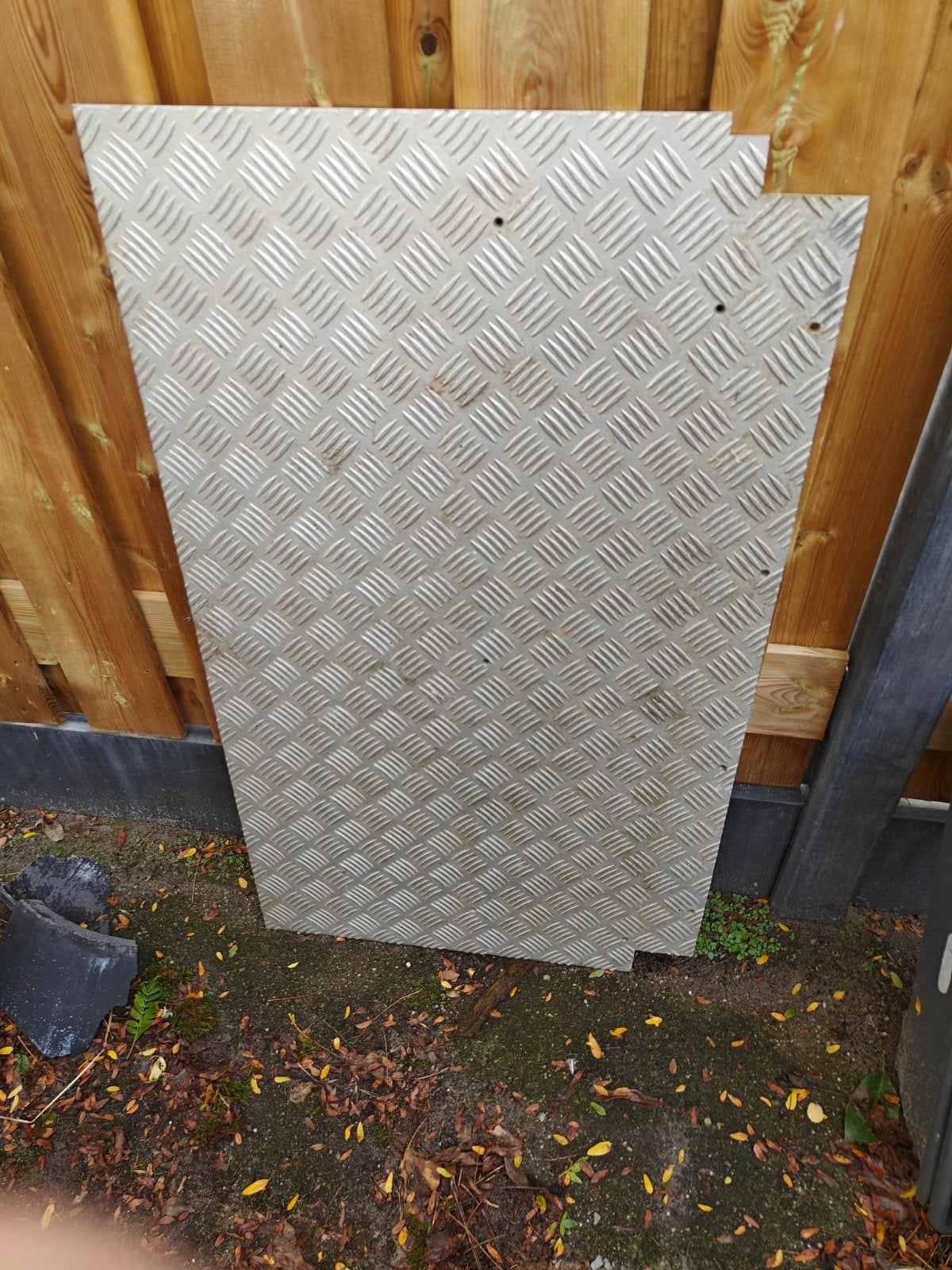 aluminium traanplaat, Doe-het-zelf en Verbouw, Ophalen, Zo goed als nieuw, Aluminium