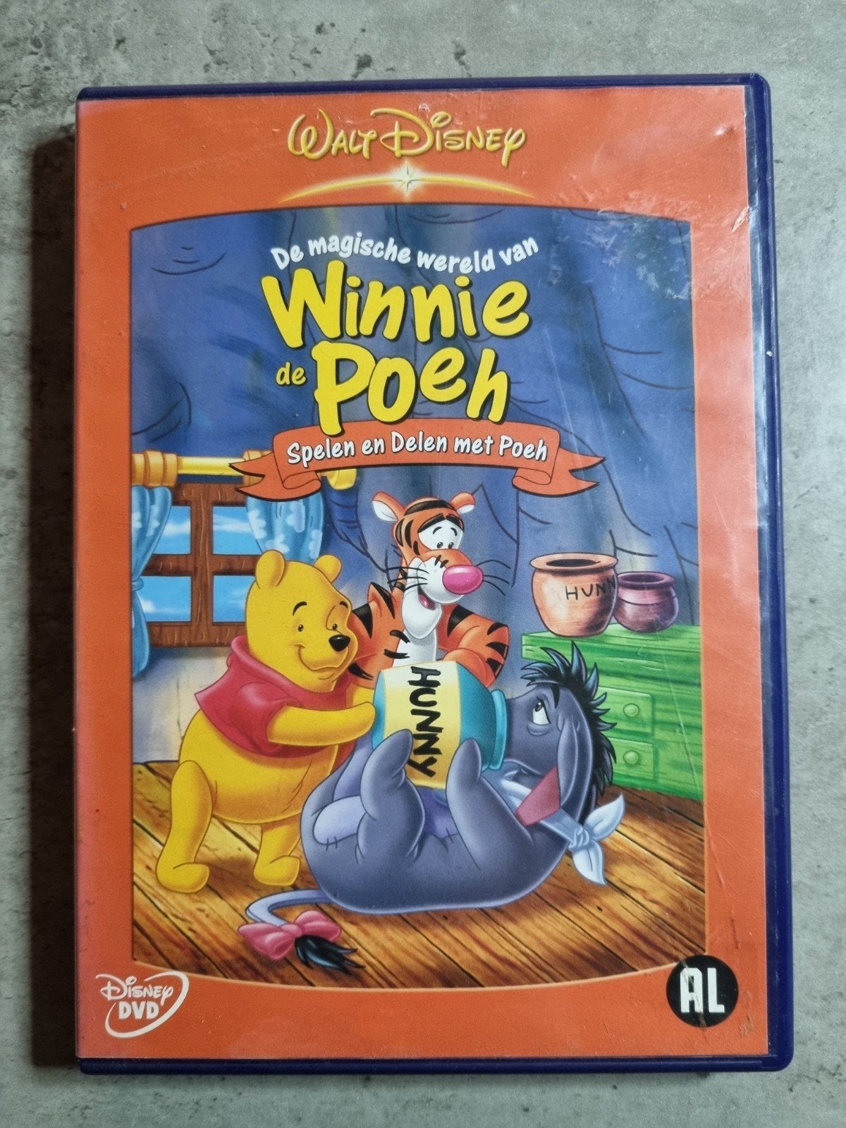 Orig, DVD, WaltDisney, WINNIEdePOEH, SpelenEnDelen, Inwst!, Europees, Spaans, Alle leeftijden, Ophalen of Verzenden