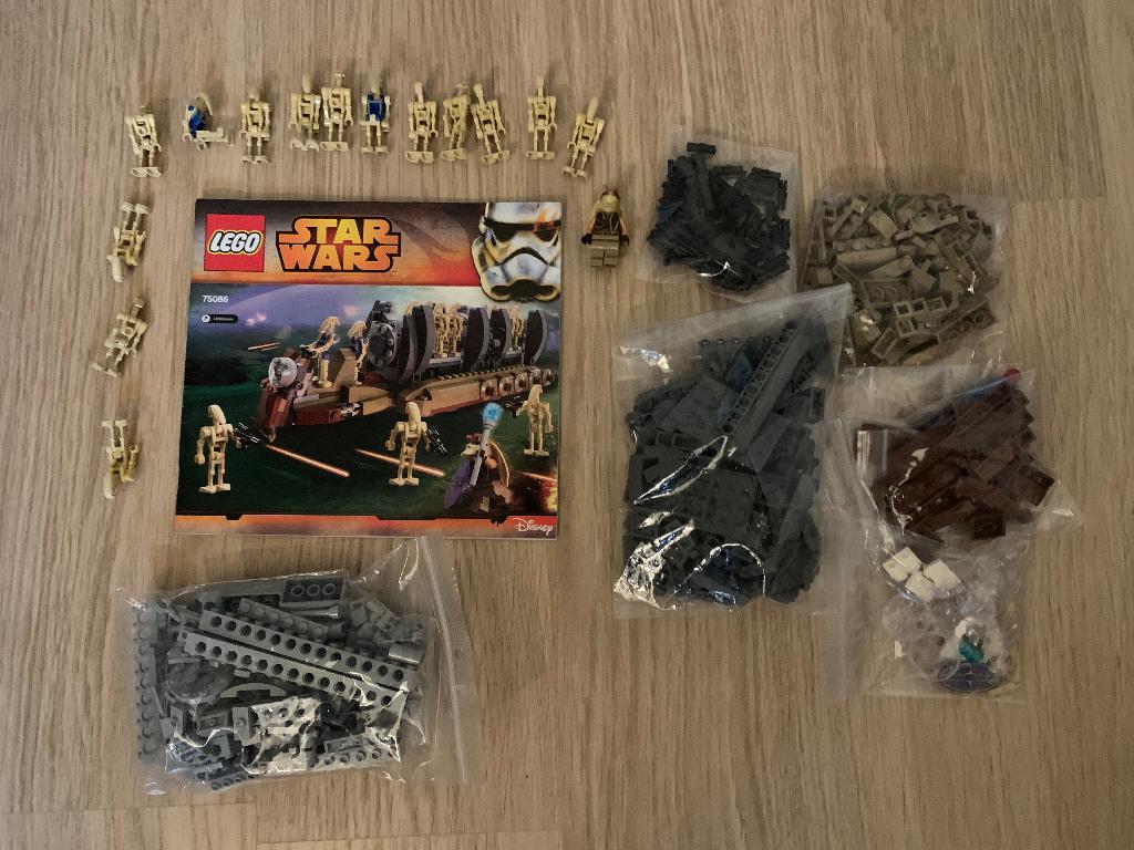 Lego Star Wars 75086 Battle droid troop carrier, Ophalen of Verzenden, Zo goed als nieuw