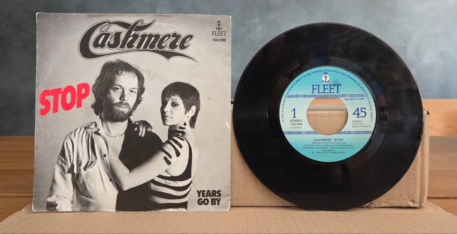 Cashmere - Stop, 7 inch, Ophalen of Verzenden, Zo goed als nieuw, Pop