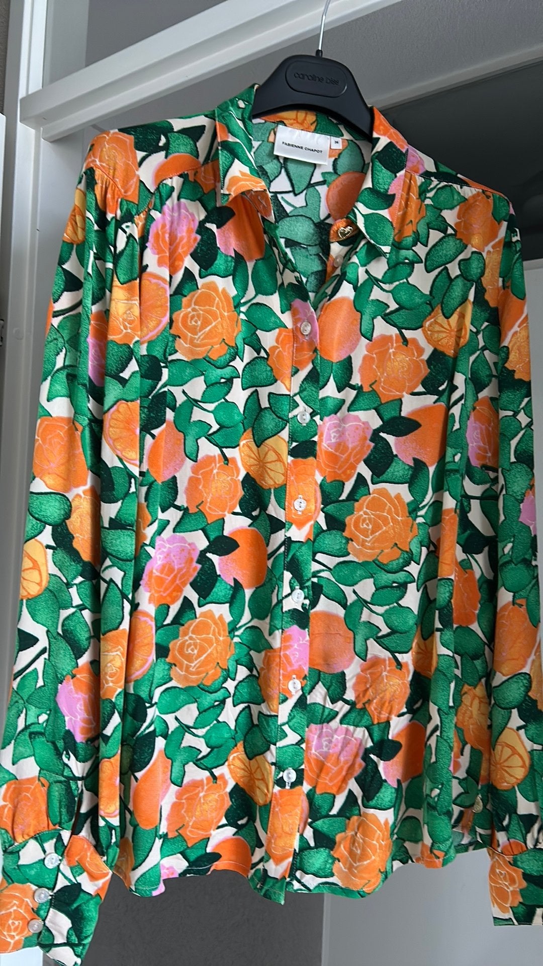 Fabienne chapot blous, Kleding | Dames, Ophalen, Zo goed als nieuw, Maat 36 (S), Blauw