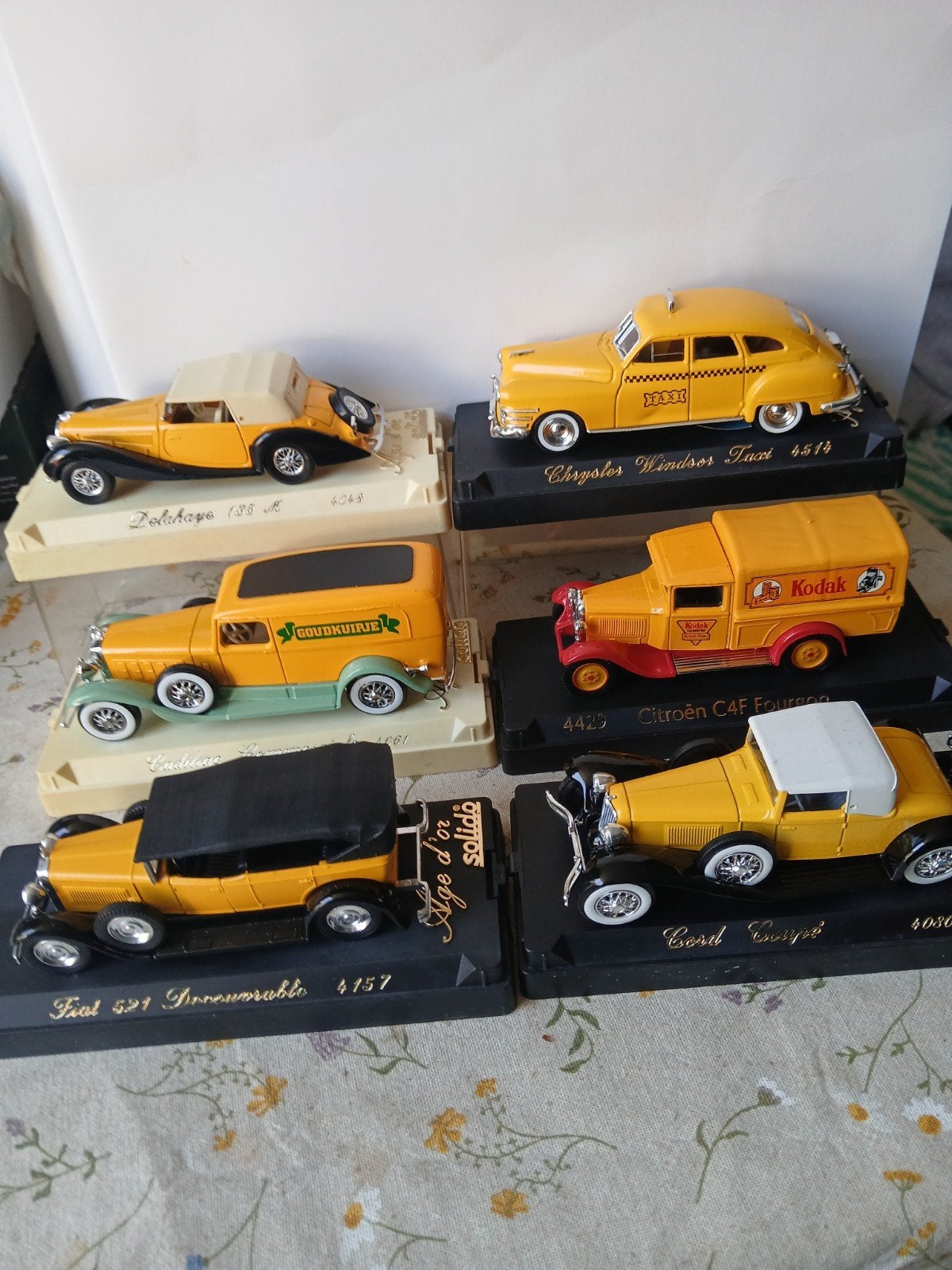 Solido Age d'or 1:43. oldtimers Fiat, Citroën, Delahaye, enz, Ophalen of Verzenden, Zo goed als nieuw, Auto, Solido