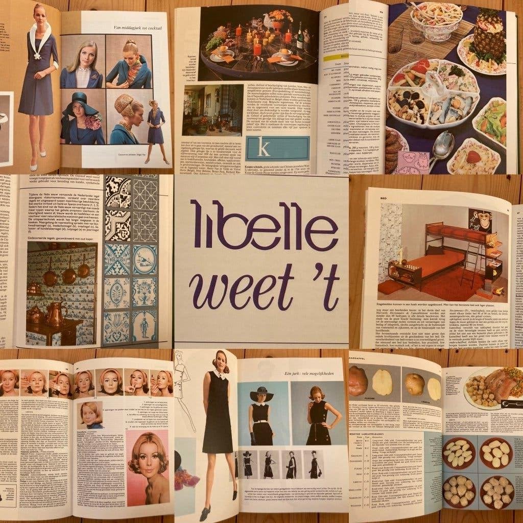 Libelle weet 't encyclopedie voor de vrouw 1969 boekwerk, Gelezen, Complete serie, Ophalen of Verzenden, Algemeen