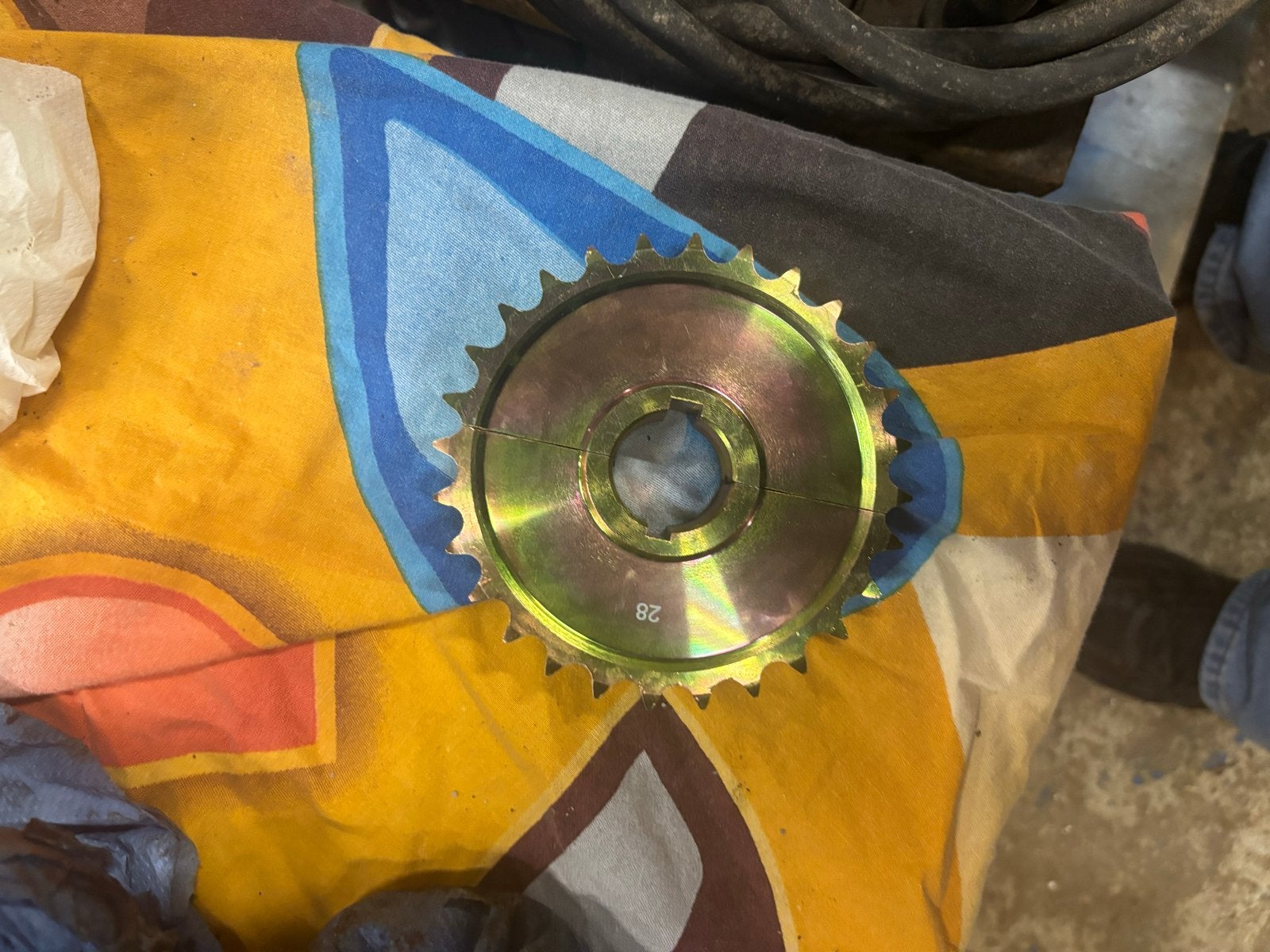Split tandwiel 30 mm 28 tanden, Ophalen of Verzenden, Nieuw