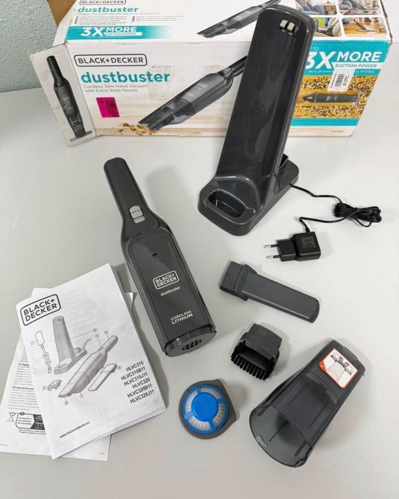 BLACK en DECKER 12V Kruimeldief hand-stofzuiger 2.0Ah Nieuw, Kruimeldief, Nieuw, Ophalen of Verzenden, H