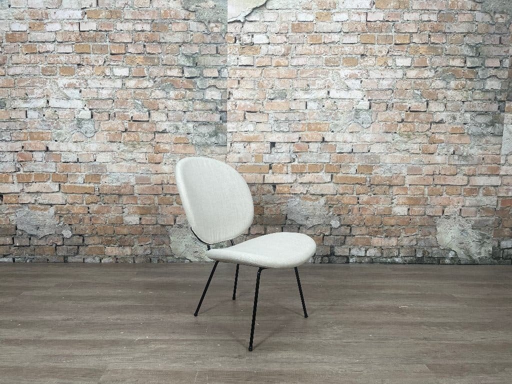 Gispen Kembo 301 Easy Chair – Wit | W.H. Gispen, Ophalen, Minder dan 75 cm, Design, Nieuw