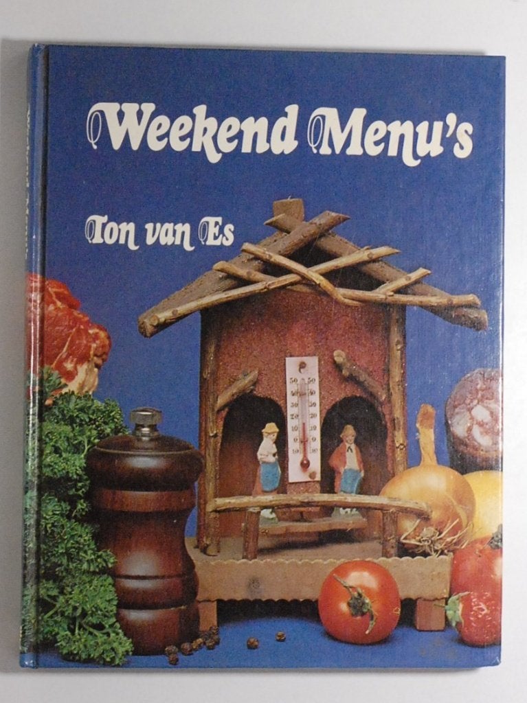 Kookboek: Weekendmenu's - Ton van Es (Hardcover, 1974), Verzenden, Zo goed als nieuw