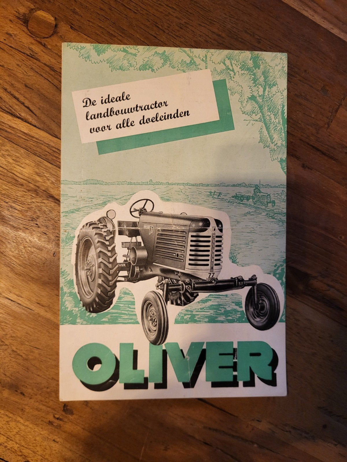 tractor folder Oliver de ideale landbouwtractor, Ophalen of Verzenden