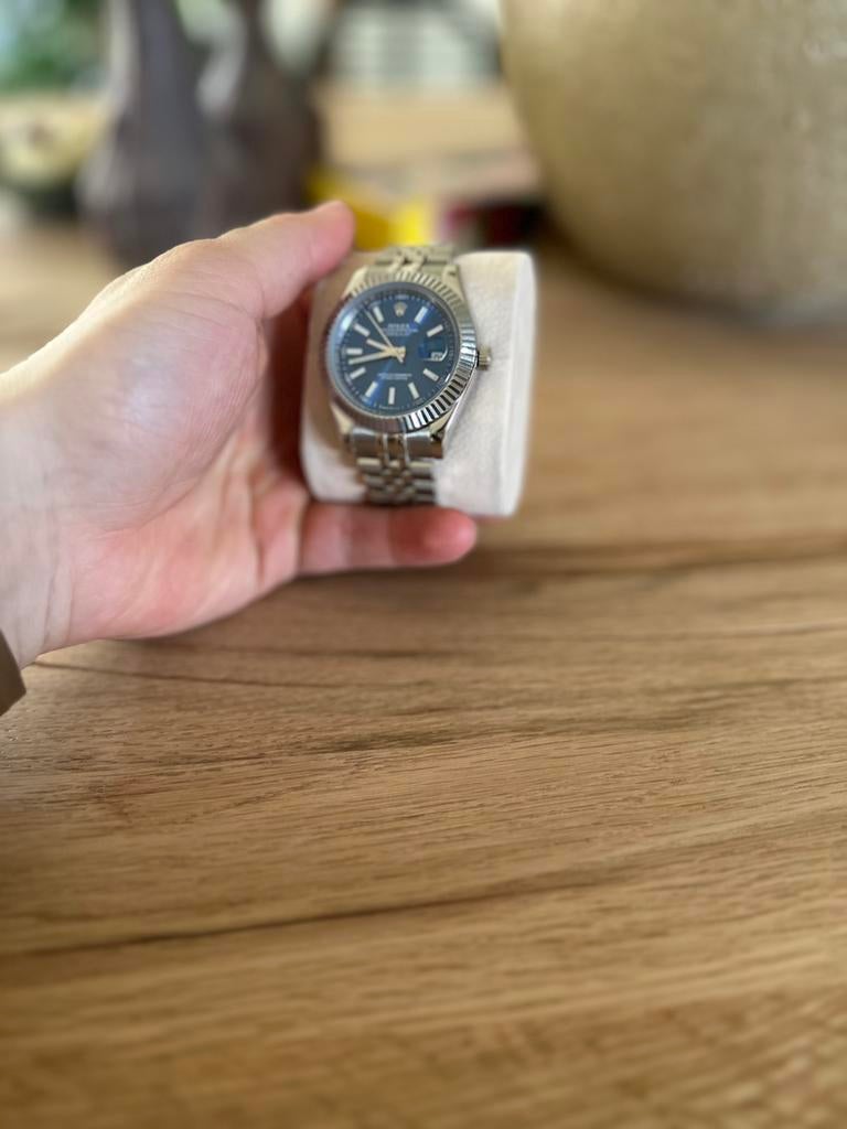 Rolex day-date 41mm, Sieraden, Tassen en Uiterlijk, Horloges | Heren, Ophalen of Verzenden, Zo goed als nieuw, Staal, Rolex