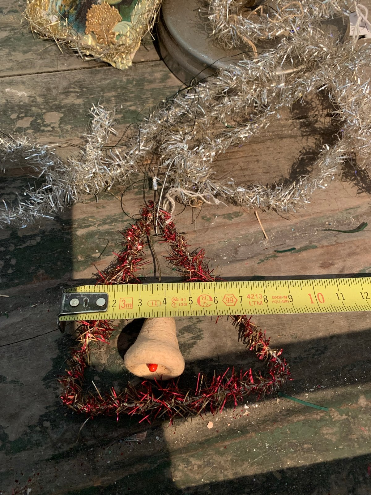 Kerst tinsel ornament, Diversen, T, Ophalen of Verzenden, Zo goed als nieuw, N