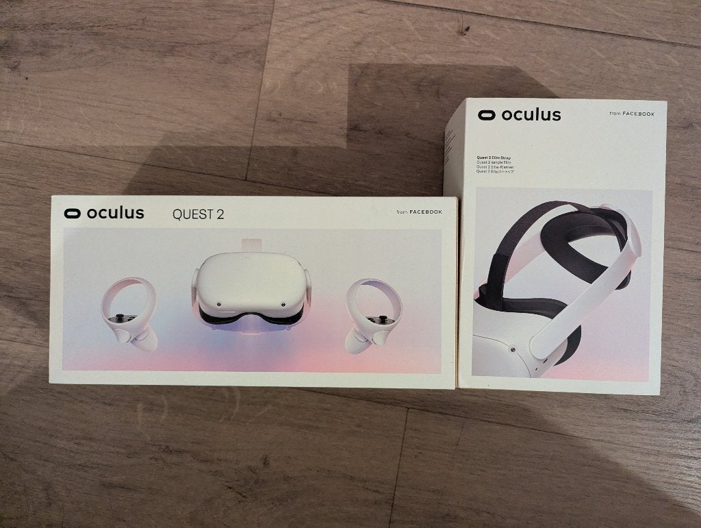 Oculus Quest 2 VR-bril met Elite Strap - Nooit gebruikt, Ophalen, Nieuw, VR-bril, Overige platformen