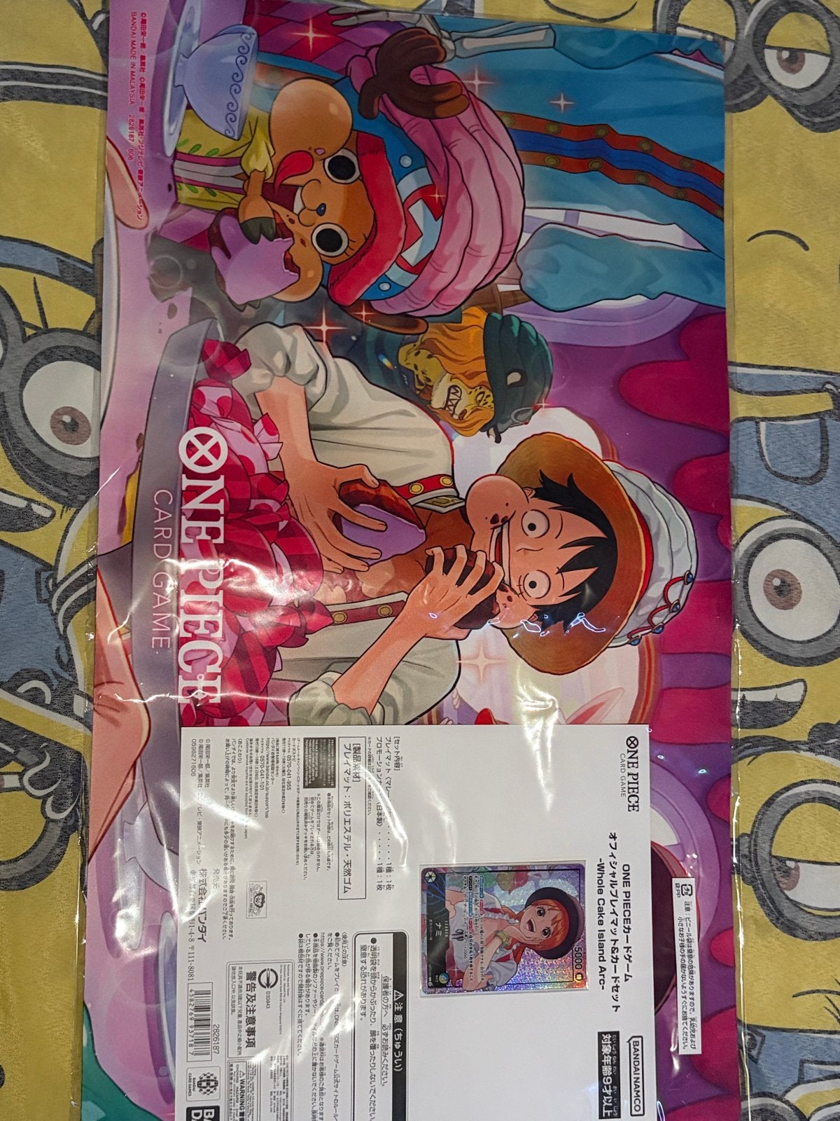 Nami OP11-041 Playmat + Kaart Sealed - One Piece Card Game, Ophalen, Nieuw, Overige typen