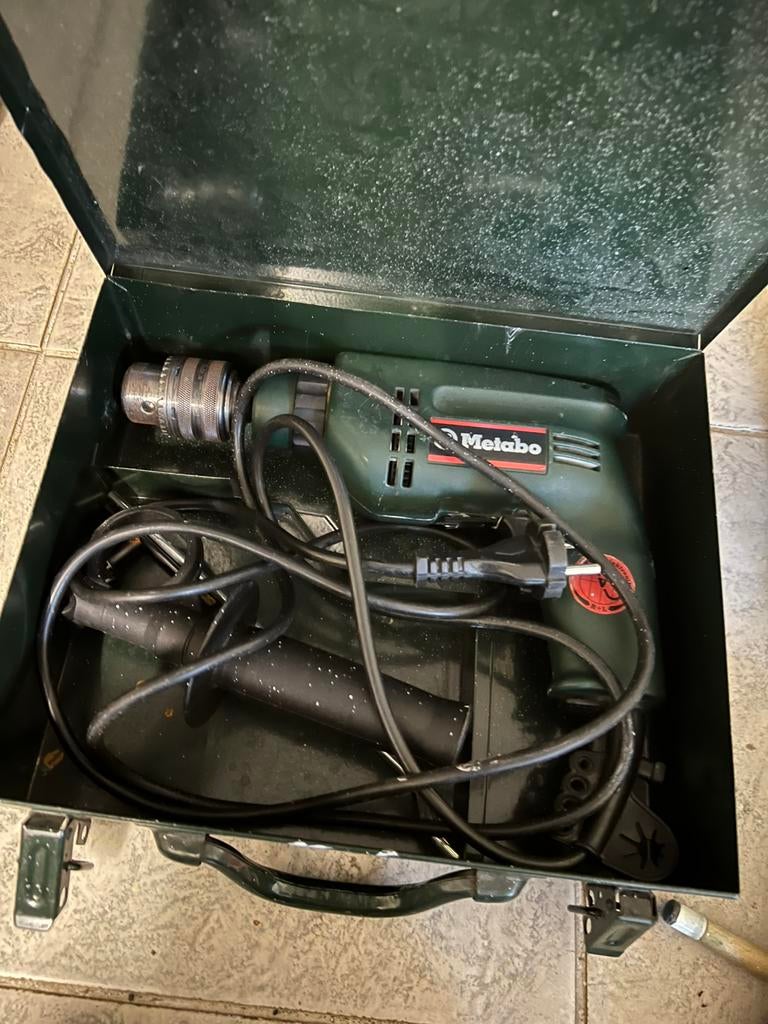 Metabo schroefmachine, Ophalen of Verzenden, Zo goed als nieuw, Boor- en Schroefmachine
