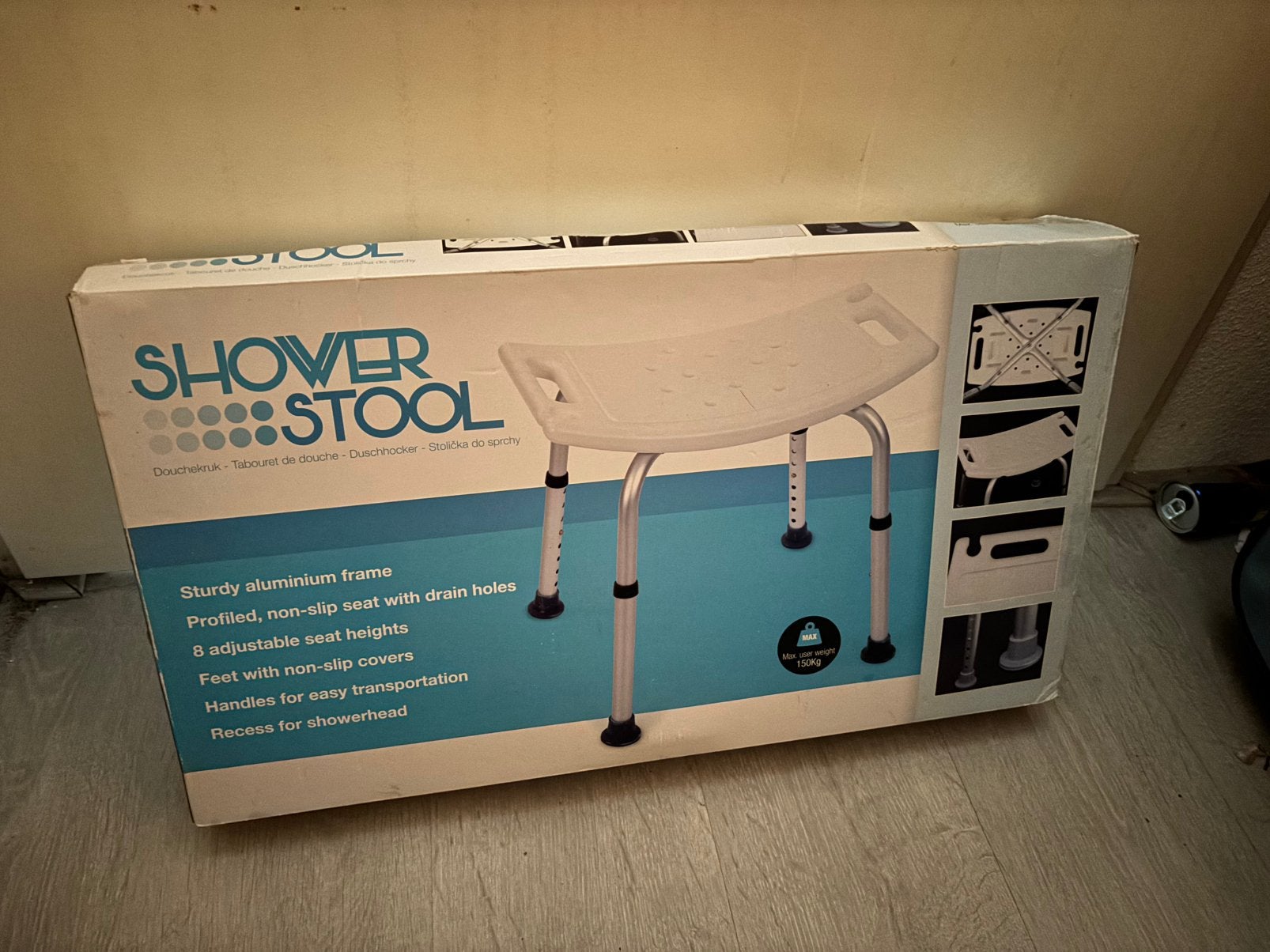 Douche stoel, Ophalen