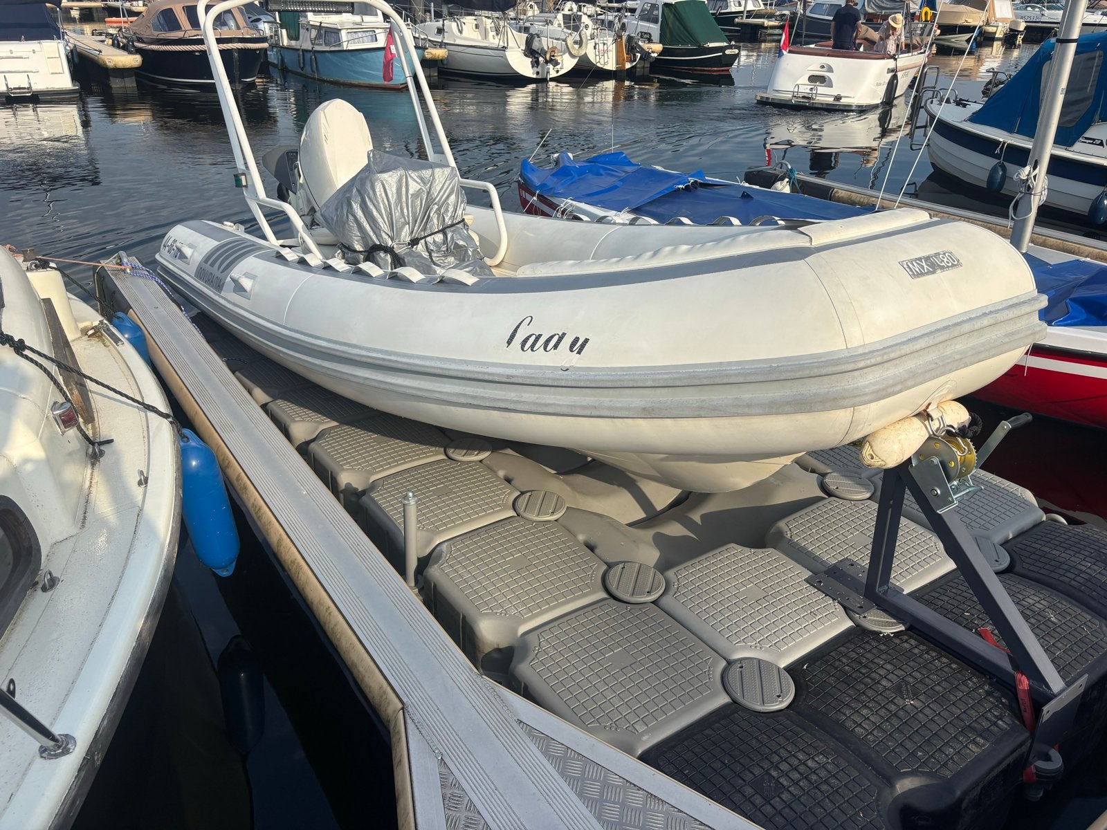 Novurania 480 mx  RIB met 90 pk evinrude etec, Ophalen of Verzenden, Zo goed als nieuw, Motor en Techniek