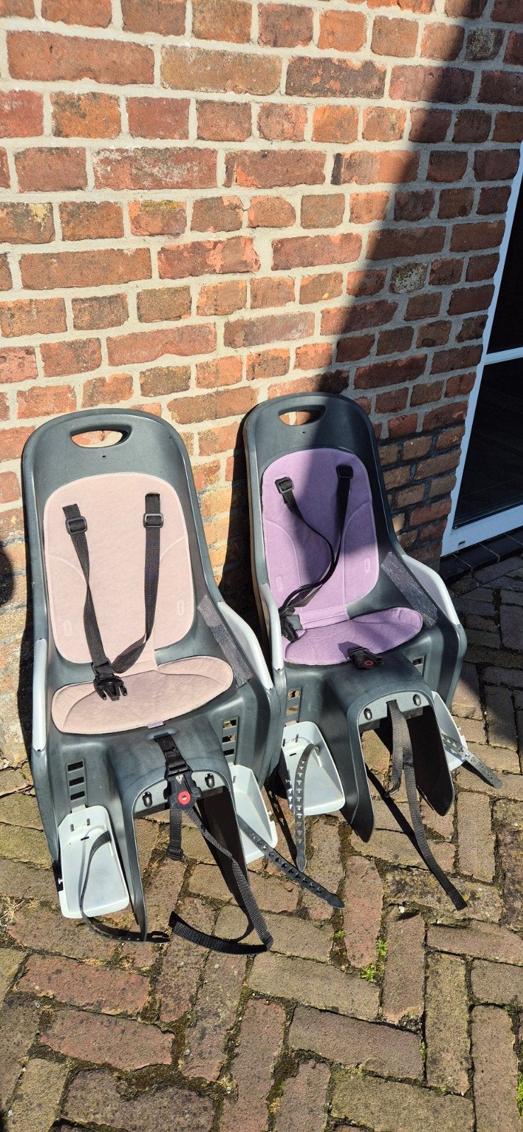 2x Polisport Maxi Bubbly fietsstoeltjes (max 22 kg), Ophalen of Verzenden
