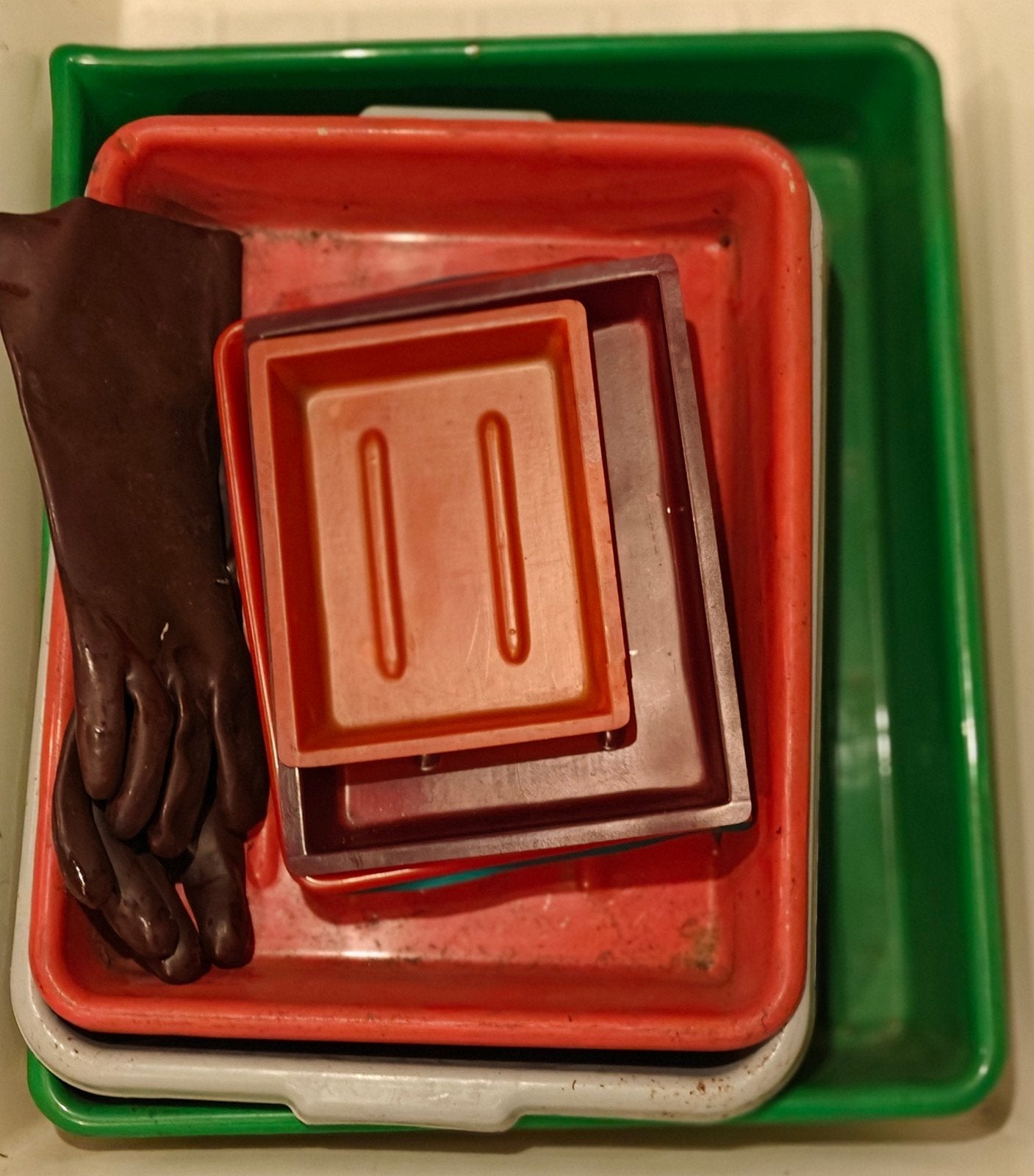 7 Ontwikkelbakken, zuurbakken, waterbakken, etsbakken, Ophalen, Gebruikt, Overig typen