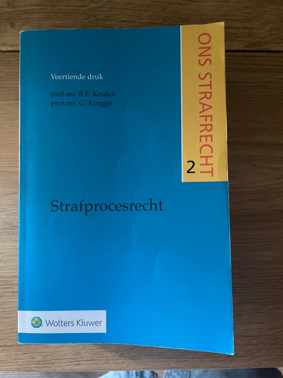 B.F. Keulen - Strafprocesrecht, Boeken, Sociale wetenschap, Zo goed als nieuw, B.F. Keulen, Ophalen of Verzenden