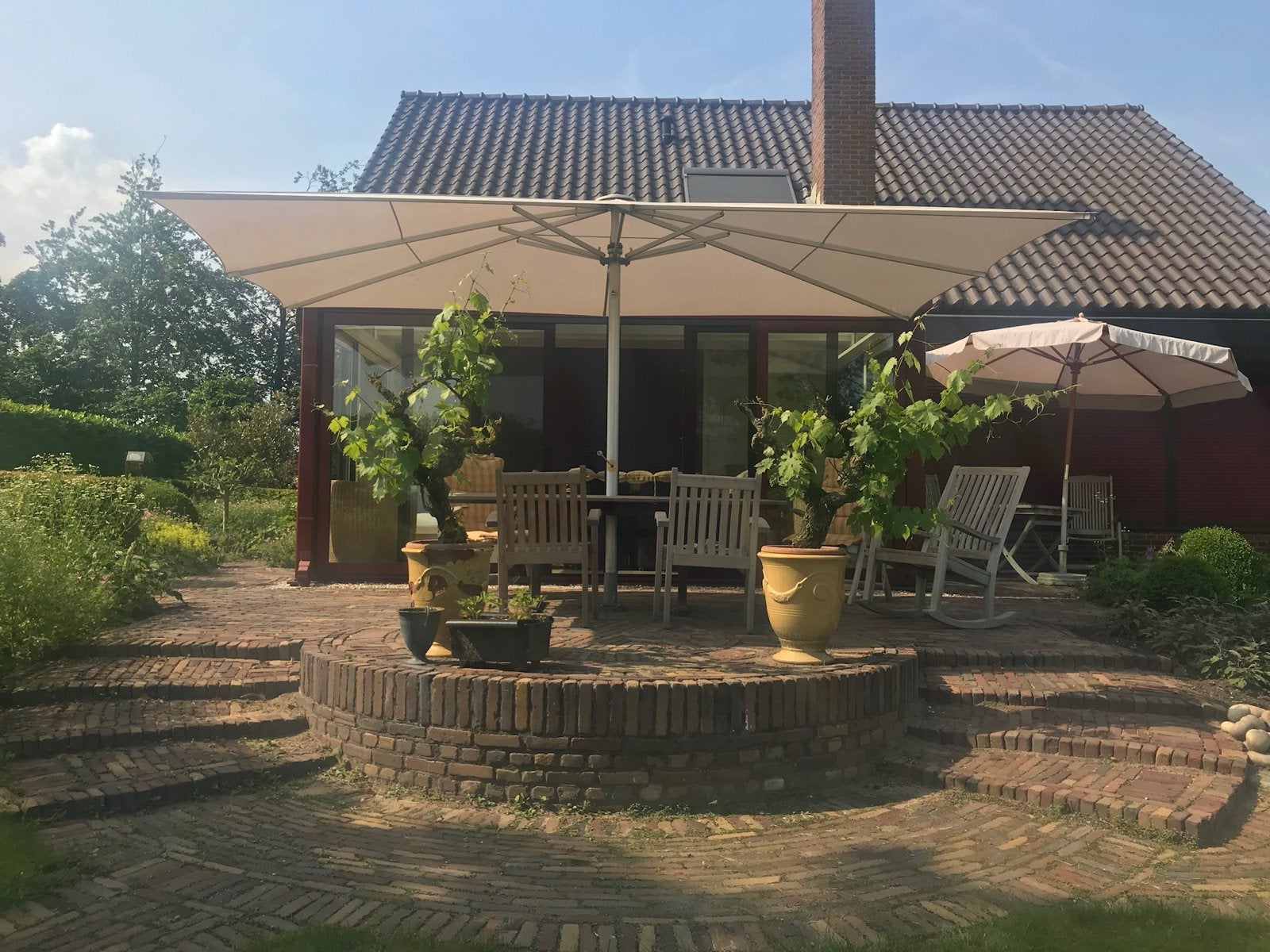 VeDamco Horecaparasols en Zonwering, Kantelbaar, Nieuw, Ophalen of Verzenden, Zweefparasol