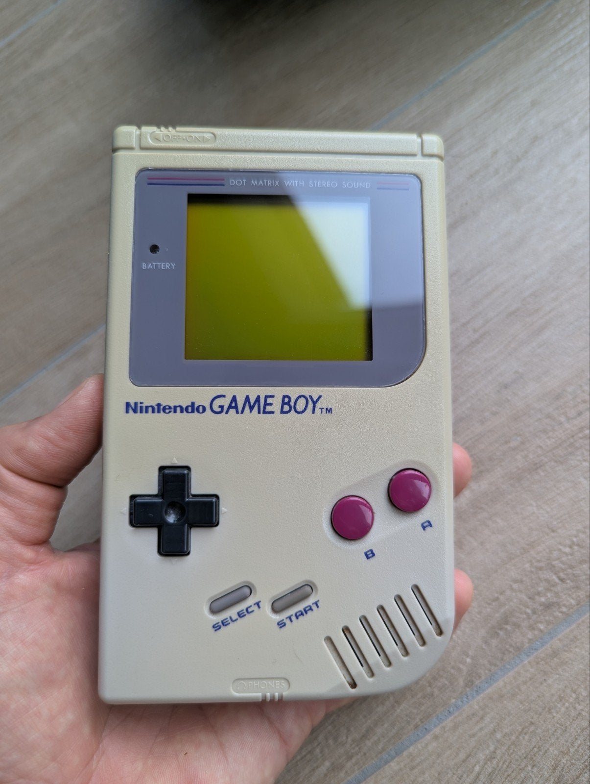 Originele Gameboy met games, kabel en reisbox, Spelcomputers en Games, Ophalen, Gebruikt, Met beschermhoes of tas