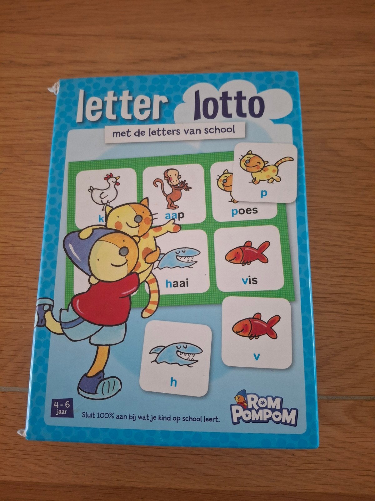 Letter Lotto Rompompom - Leer letters en woorden, Ophalen, Gebruikt