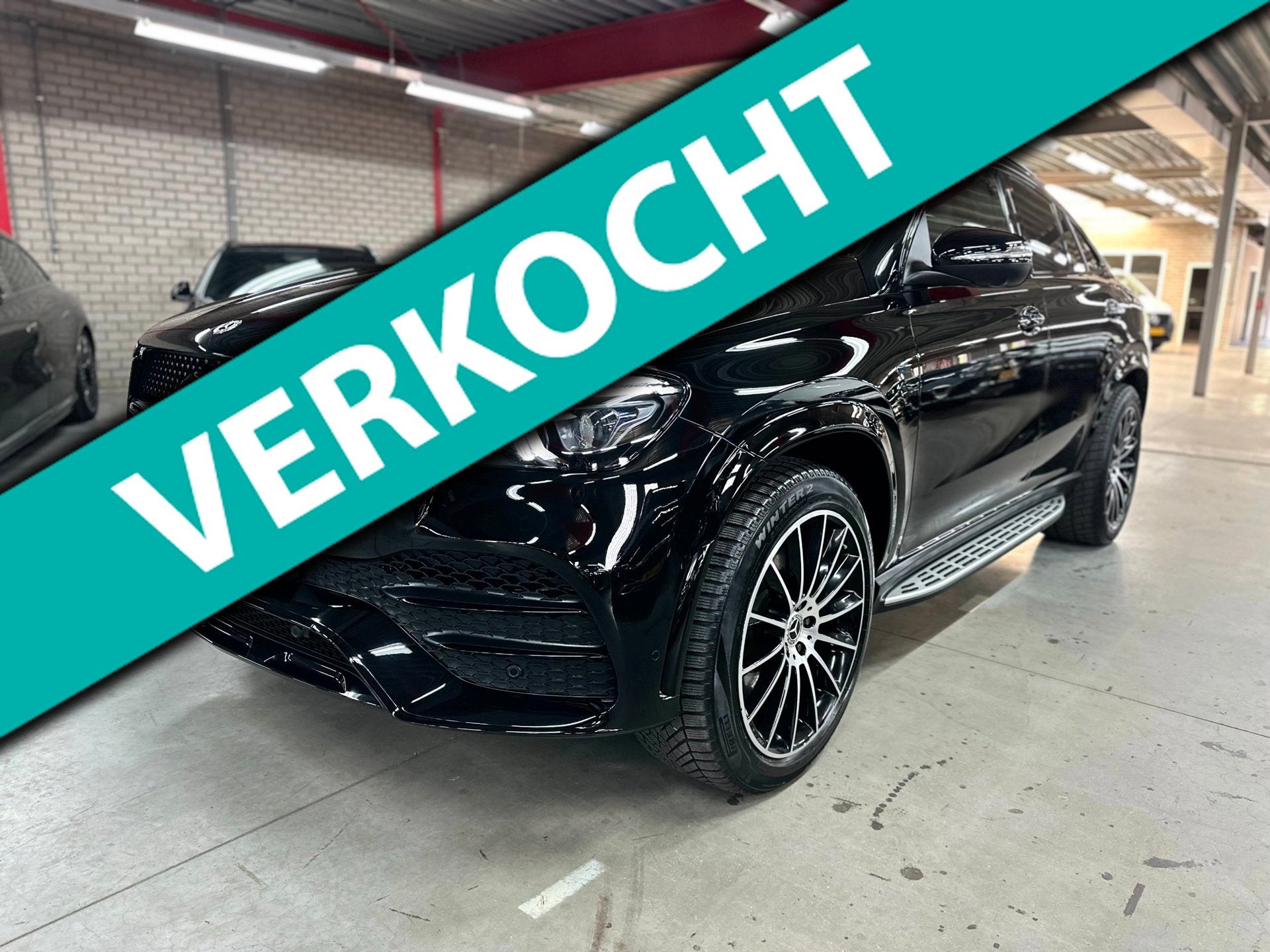 Mercedes-Benz GLE-klasse Coupé 350 de 4MATIC, AMG, Pano, BT, Auto's, Mercedes-Benz, Gebruikt, 4 cilinders, Zwart, Plug-in hybride