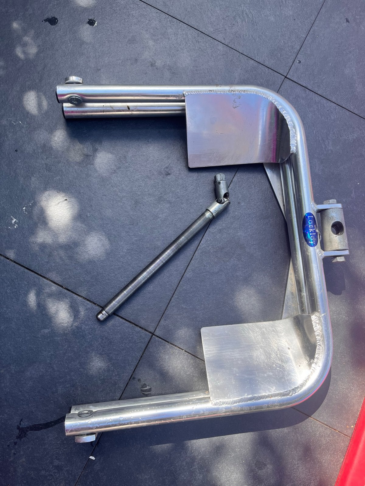 Lockloy Wielklem / Disselslot voor Caravan of Camper, Ophalen, Gebruikt