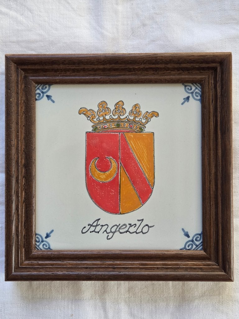 Makkum wandtegel gemeente Angerlo, Liemers Achterhoek, Antiek en Kunst, Ophalen of Verzenden