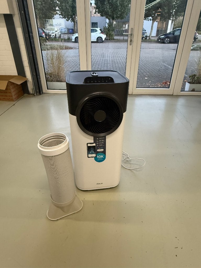 Duux Blizzard Smart mobiele airco 10.000 BTU + garantie, Ophalen, 3 snelheden of meer, Zo goed als nieuw, Afstandsbediening