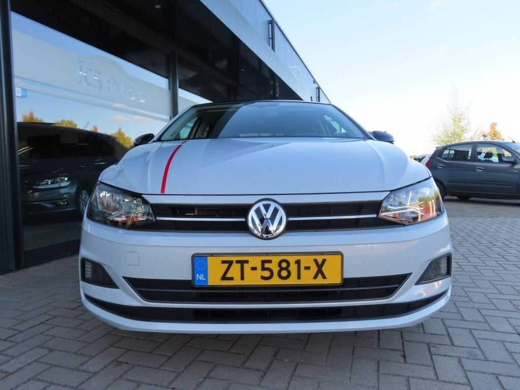 Volkswagen POLO 1.0 TSI Beats Ecc Cruise Pano Camera Trekhaa, Voorwielaandrijving, Euro 6, Wit, Bedrijf