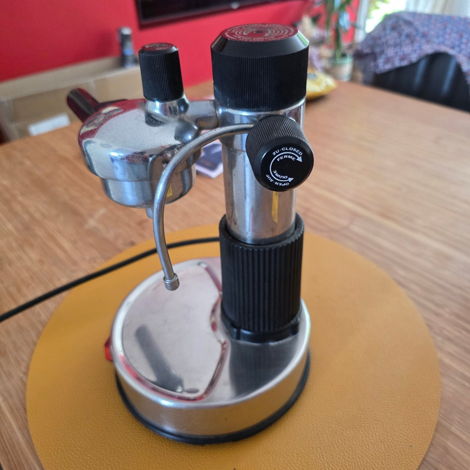 Vintage La Messoni Espresso Apparaat - Klassiek Design, Gebruikt, Espresso apparaat, Gemalen koffie, Ophalen of Verzenden