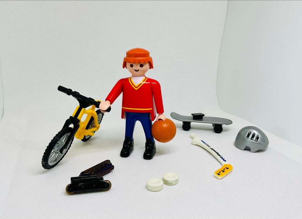 Playmobil Multisport Set met Figuur en Accessoires, Ophalen of Verzenden, Zo goed als nieuw, Los playmobil