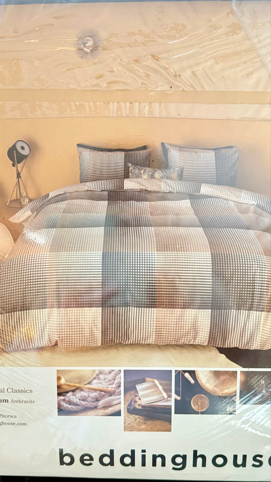 Nieuw Beddinghouse Flanel Dekbedovertrek 240x200/220, Ophalen of Verzenden, Nieuw, Overige kleuren, Dekbedovertrek