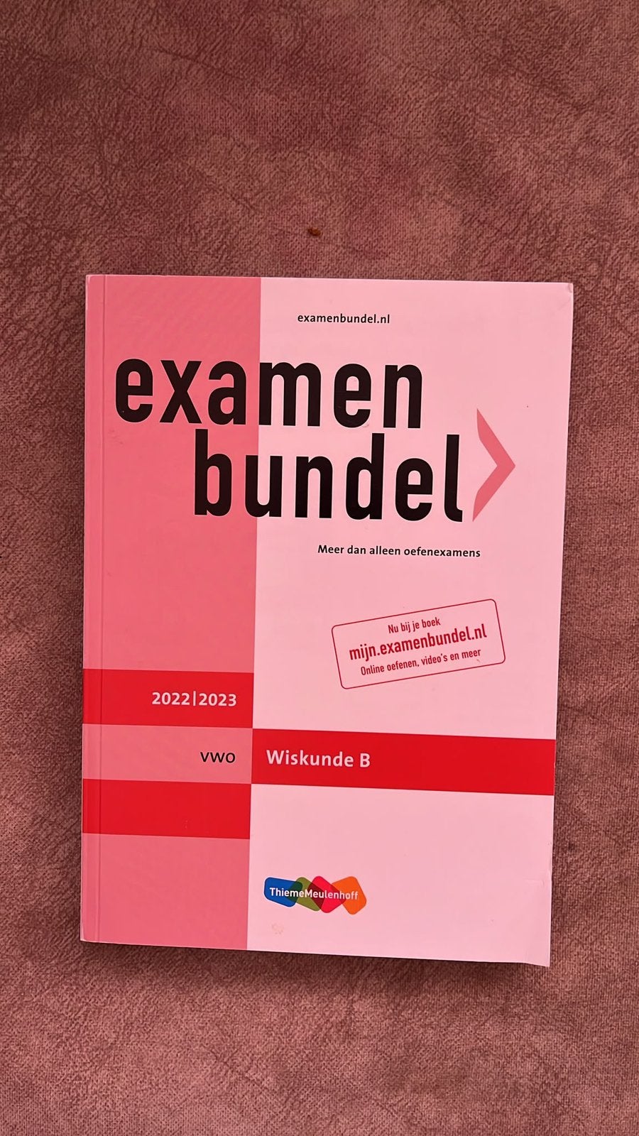 Examenbundel vwo wiskunde b 2022 2023, Boeken, Ophalen of Verzenden, Zo goed als nieuw, VWO