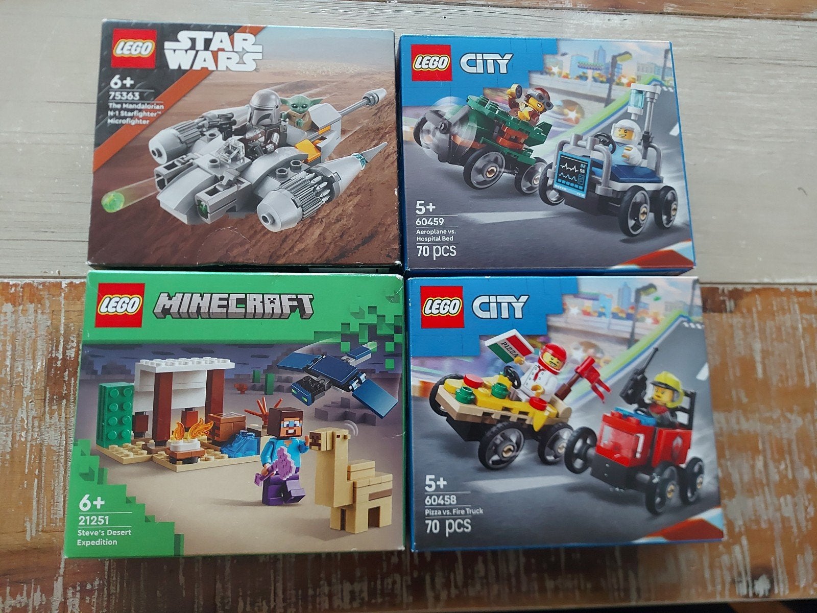 Lego 4x gesloten doosje, Ophalen of Verzenden, Nieuw, Lego